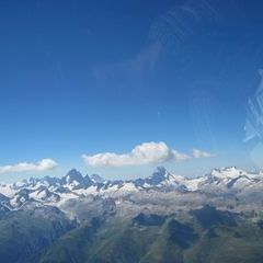 Flugwegposition um 13:24:20: Aufgenommen in der Nähe von Goms, Schweiz in 3691 Meter